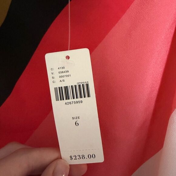 NWT Anthropologie Madison Silk Dress by Seen Worn Kept Women's Size 6 100% Silk - Picture 5 of 8